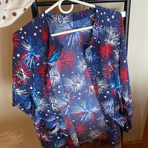 Firework Scrub Jacket